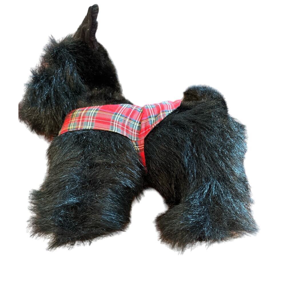 Scottie dog stuffed real like toy/stuffed animal decor
